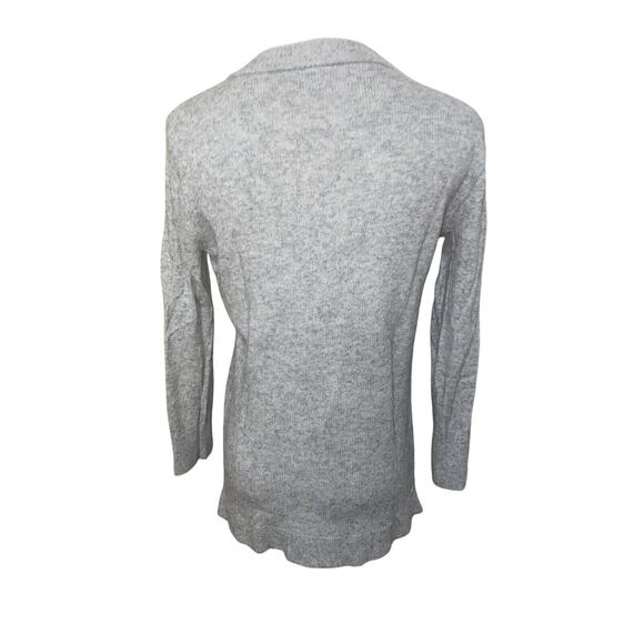 J. CREW Intarsia Ski Scene Sweater Size Small Gray Black - Picture 3 of 5